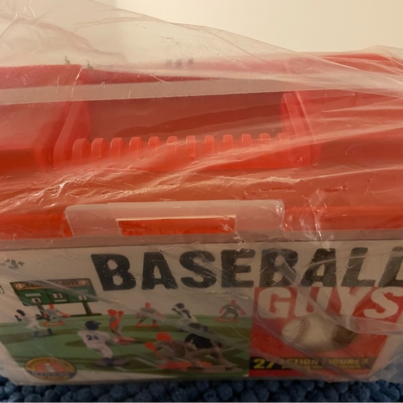 NIB Baseball Guys 27 pc action figure red & blue team scoreboard & field Kaskey - Picture 7 of 16